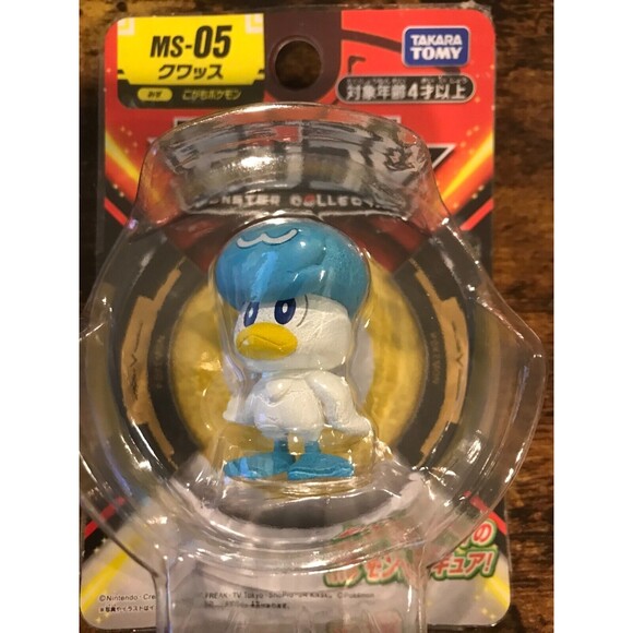 Quaxly MS-05 Takara Tomy Mini Figure Pokemon - Picture 1 of 5